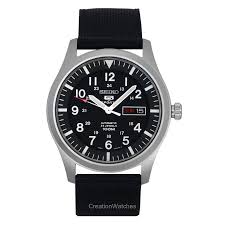 SEIKO 5 Automatic  SNZG15K BLK-Fabric