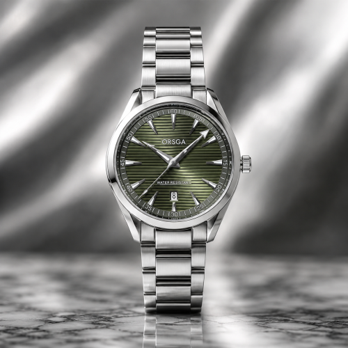 Orsga, Men, GreenDial