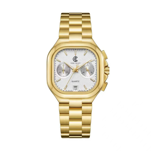 TIME CRAFT, Men, 1619 B-Golden, D-White