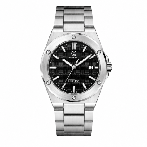 TIME CRAFT, Men, 1126 B-Silver, D-Black