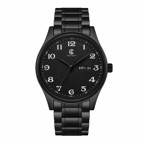 Time Craft, Men, 1612 B-Black, D-Black