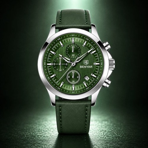 Benyar, Men, BY-5210M, Strap-Green, D-Green