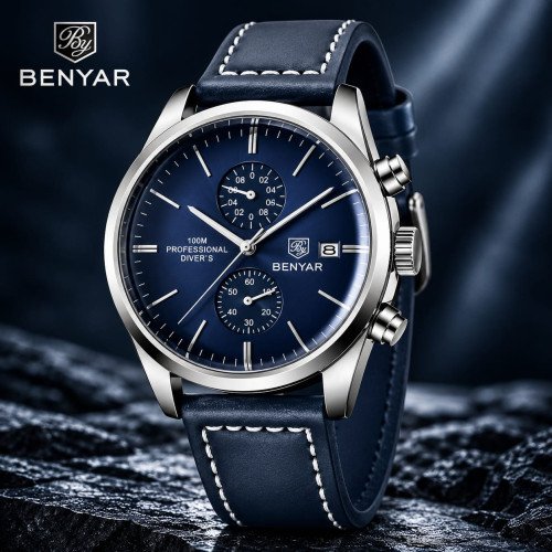 Benyar, Men, BY-5187M Strap-Blue, D-Blue