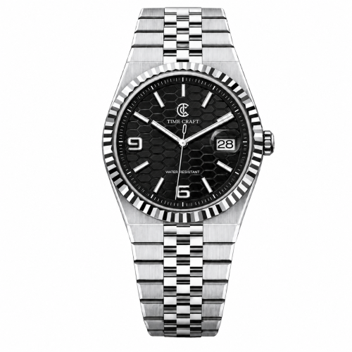 Time Craft, Men, 1636 B-Silver, D-Black