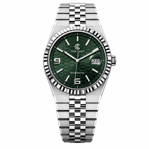 Time Craft, Men, 1636 B-Silver, D-Green