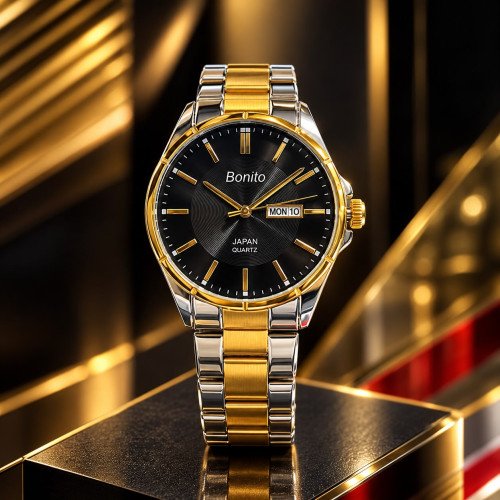Bonito, Men, K-6117 BlackDial