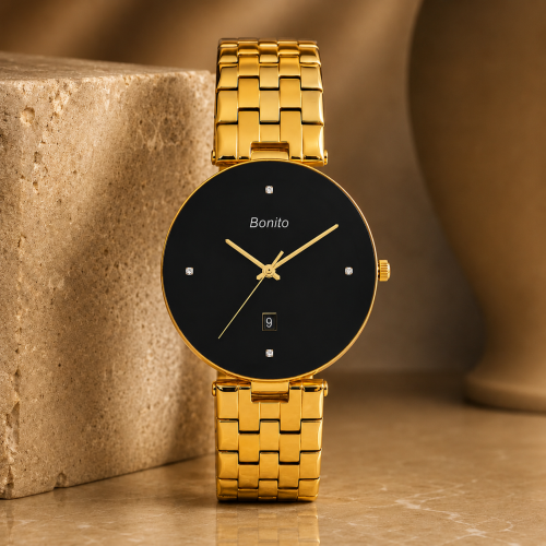Bonito, Men, K-5568 G-BlackDial