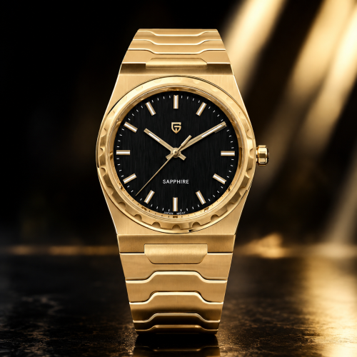 Pagani Design, Men, PD-YS020, B-Golden D-Black