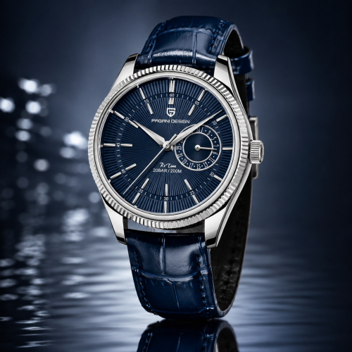 Pagani Design, Men, PD-1689 Strap-Blue, D-Blue