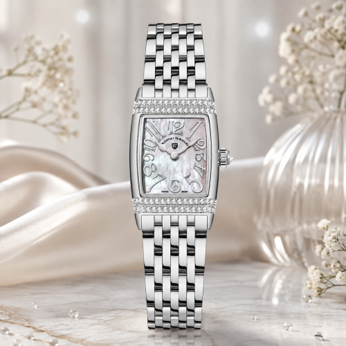 Pagani Design, Women, PD-1737L, B-Silver, D-White