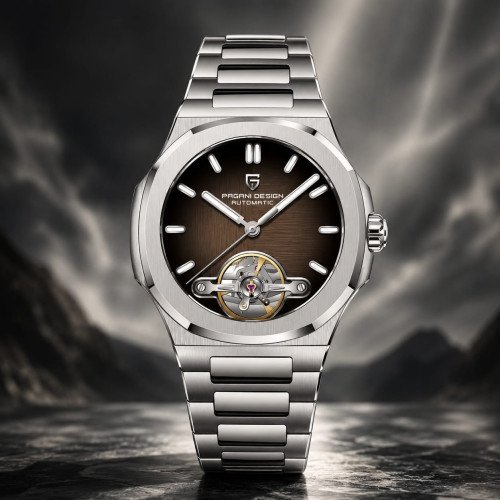 Pagani Design, Men, PD-YS025, B-Silver, D-Black